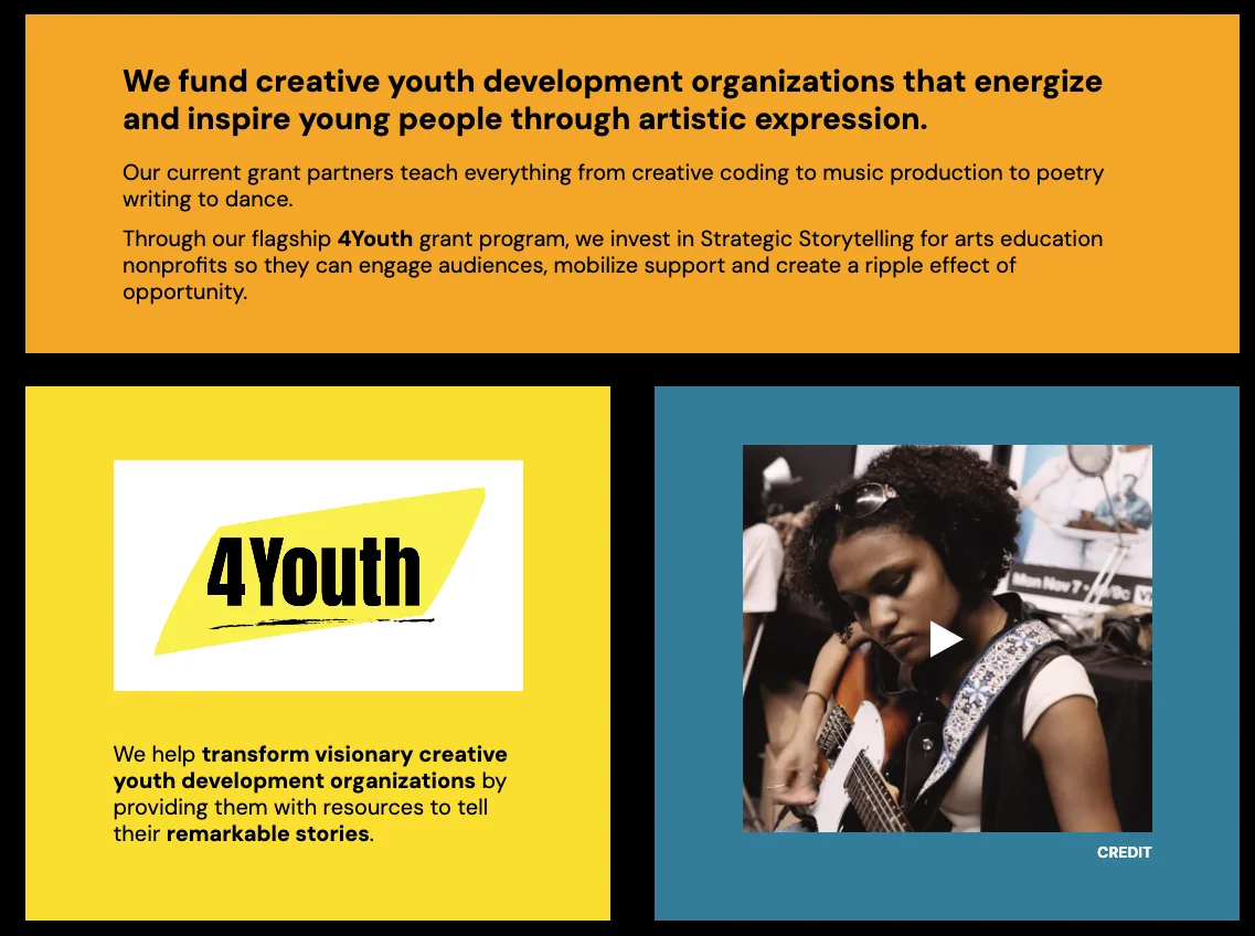 Four Friends Foundation work sample 5